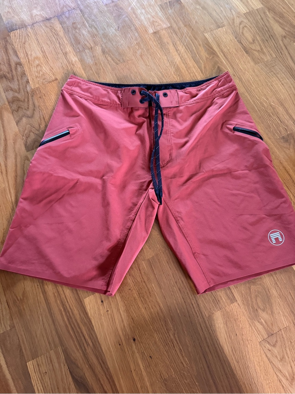 MENS MATUSE NEPTUNE PRO BRICK RED RECYCLED BOARDSHORTS SIZE 31